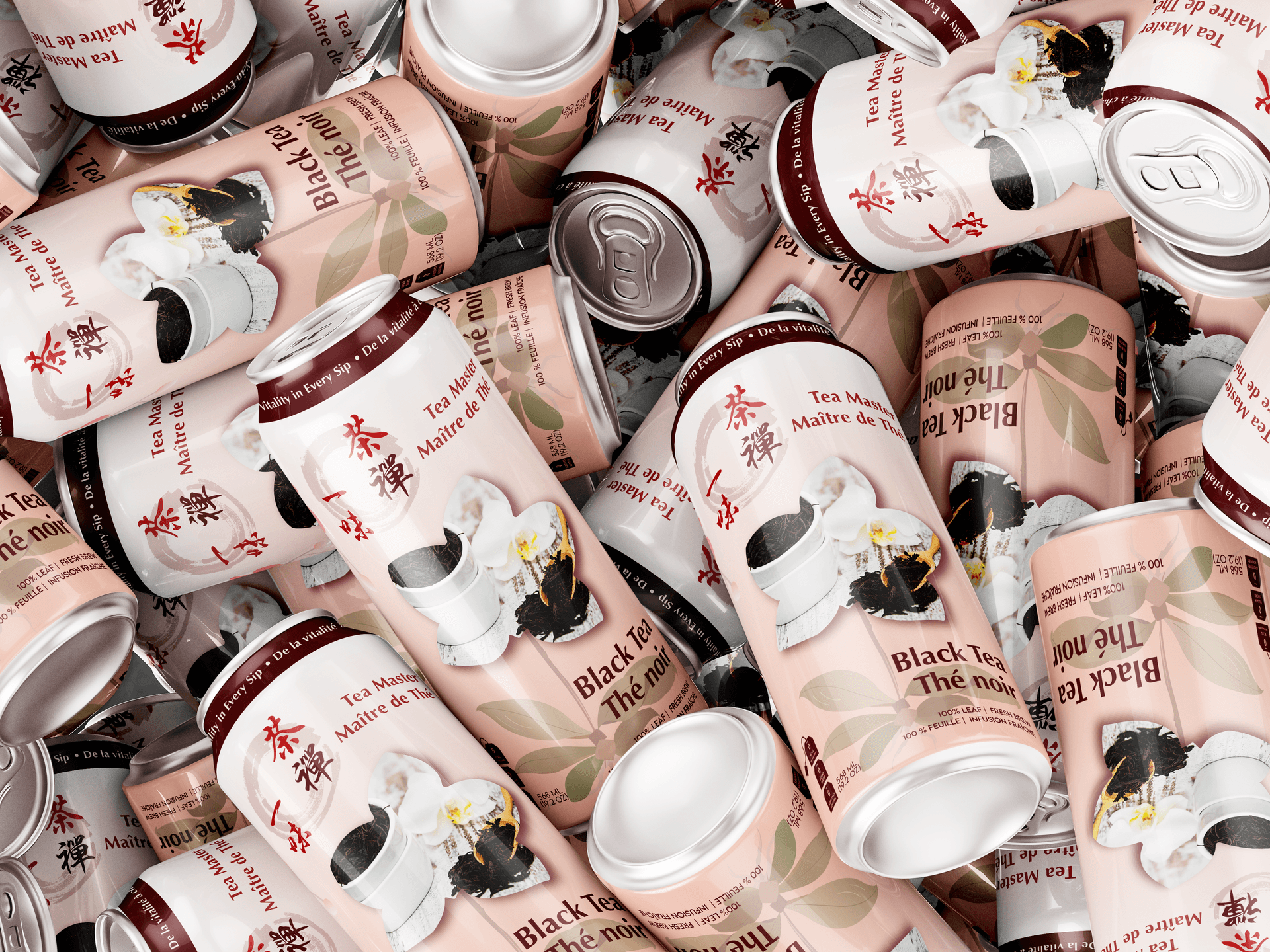 Image of Black Tea Cans