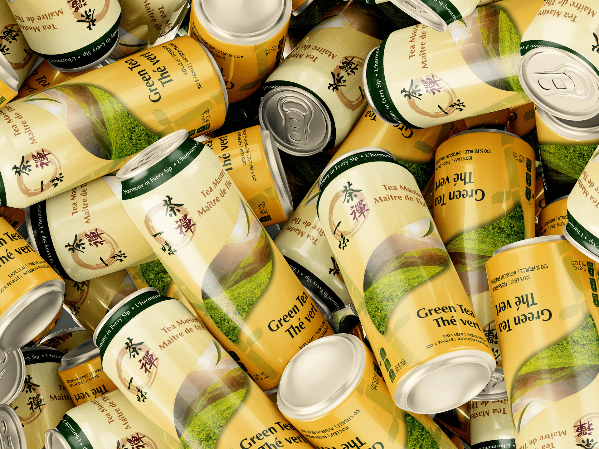 Image of Green Tea Cans